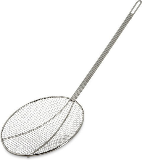 Raki Lingură Joasă Cu Găuri Spider Strainer Inox Gri