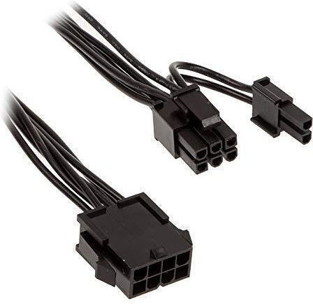 Kolink 6+2 Pin PCIe - 6+2 Pin PCIe Cable 0.35m Black ZUAD-894