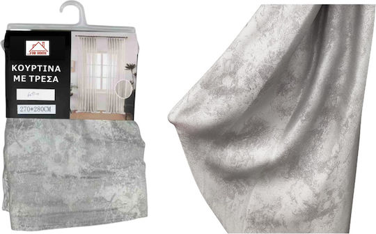 Galifas Curtain with Pencil Pleat Paesaggio Gray 270x280cm