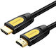 Ugreen HDMI 1.4 Hochgeschwindigkeits 1080p 120Hz Kabel HDMI-Stecker - HDMI-Stecker 10m Schwarz
