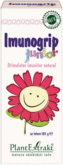 Plantextrakt Imunogrip Junior Supliment pentru Întărirea Sistemului Imunitar 100ml