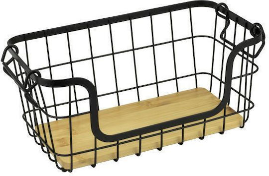 Raki Obstschale Metallisch Schwarz 30,9x16x30,9cm