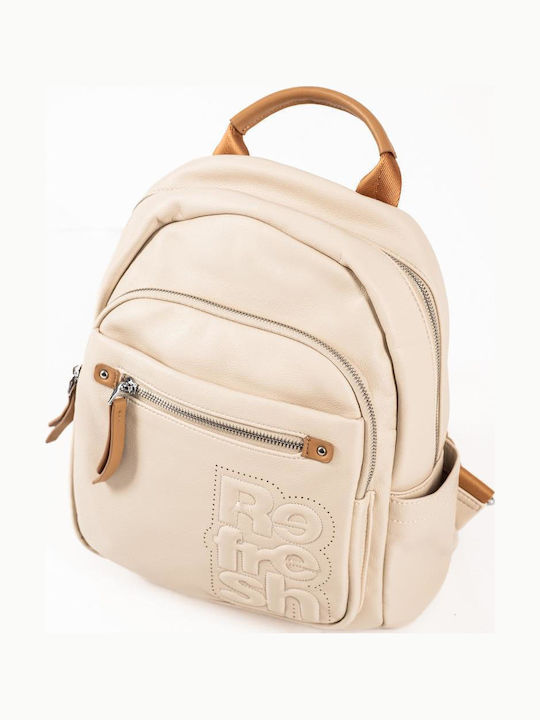 Geantă Dama Rucsac Din Material Bej