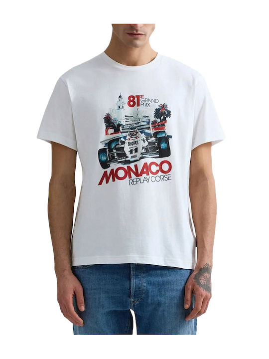 Replay T-shirt Natural-white M3429.000.2660-011