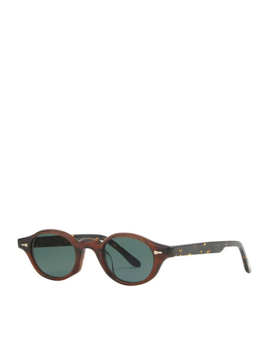 Spektre Unisex Sunglasses with Brown Tartaruga Horn-Rimmed Frame ECO03S