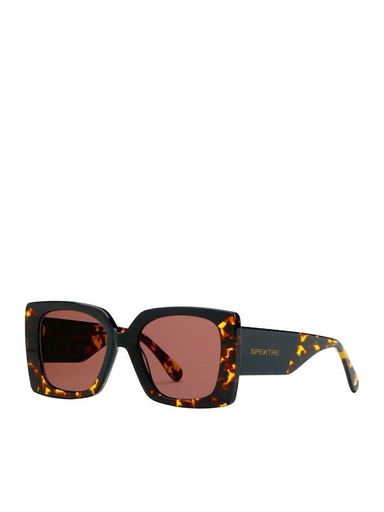 Spektre Unisex Γυαλιά Ηλίου με Καφέ Ταρταρούγα Κοκκάλινο Σκελετό ELS04AFT