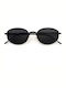 Red Raven Palma Unisex Ochelari De Soare Cu Ramă Metalică Total Negru