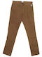 Ανδρικό Παντελόνι Chino Regular Fit Camel