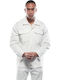 Μακρυμάνικo Τζιν Overshirt White