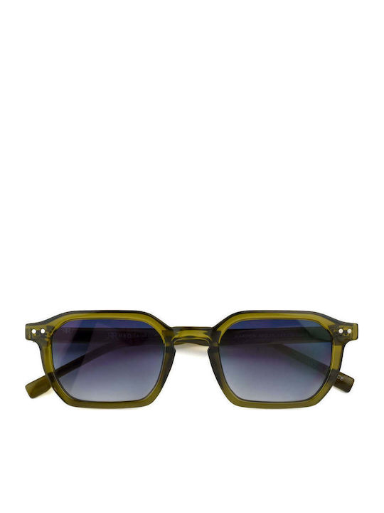 Red Raven Harper Unisex Sunglasses With Green F...