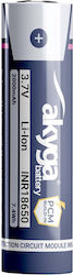 Li-ion Батерия Inr18650 Akyga Aky2457 3.7v 2000mah Защита Li-ion Батерия Inr18650 Akyga Aky2457 3.7v 2000mah Защита