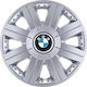 Set Car Hubcaps 14" 4 Pieces Gray