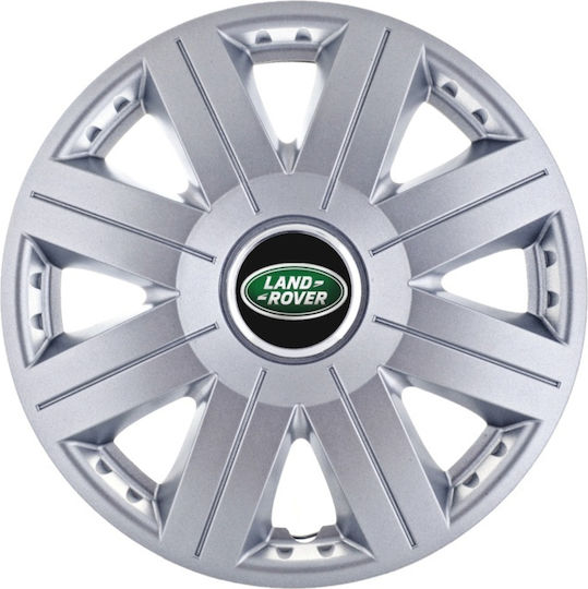 Set Auto Radkappen 14 Zoll mit Land Rover Kompatibilität 4 Stück Grau
