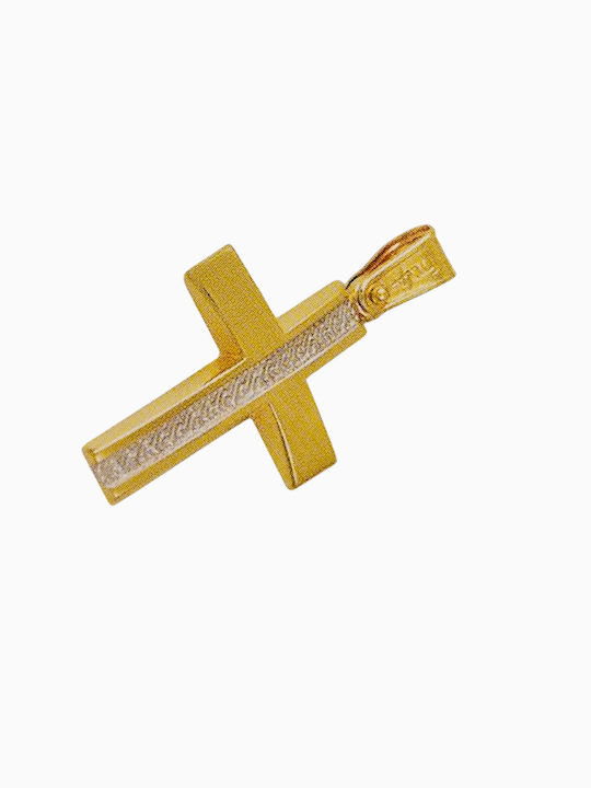 Vergoldeter Kreuz K14 Gewicht 1,70gr Vergoldeter Kreuz K14 Gewicht 1,70gr