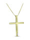 Triantos Gold Cross 14K with Chain