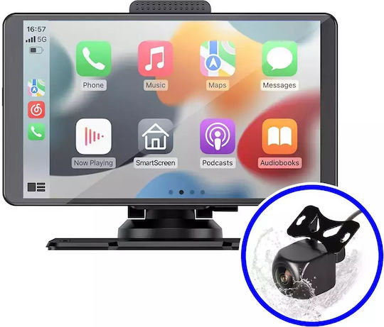 Nexadio CC-100 Set Cameră DVR Auto 1440P cu Ecran 7" Bluetooth Wi-Fi și Cameră Marșarier