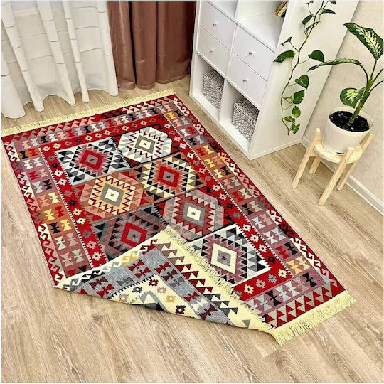 Kotonia Home Χαλί Βαμβακερό 80x150cm Πολύχρωμο