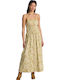 Summer Maxi Dress Cactus Green