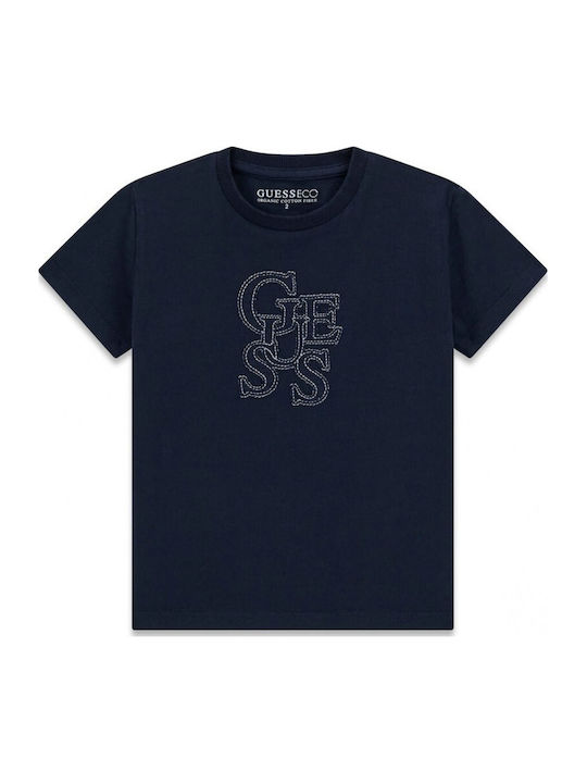 Guess Kids Short-sleeved Blue Top