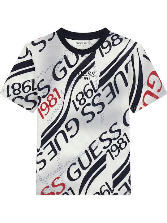 Guess Детска Блуза С Къс Ръкав Червена Thousand Gu