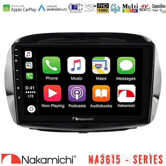Nakamichi Ηχοσύστημα Αυτοκινήτου για Honda FR-V 2004-2009 (Bluetooth/USB/WiFi/GPS/Apple-Carplay/Android-Auto) με Οθόνη Αφής 9"