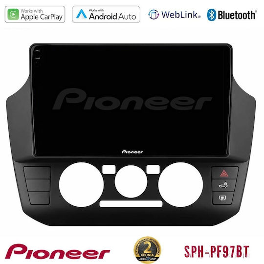 Pioneer Ηχοσύστημα Αυτοκινήτου για Seat Mii Skoda Citigo 2011+ (Bluetooth/USB/AUX/WiFi/GPS/Apple-Carplay/Android-Auto) με Οθόνη Αφής 9"