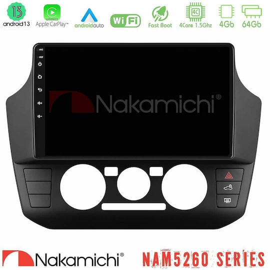 Nakamichi Car Audio System for Seat Mii Skoda Citigo 2011 with Touch Screen 9" Bluetooth USB AUX Wi-Fi GPS Apple CarPlay Android Auto