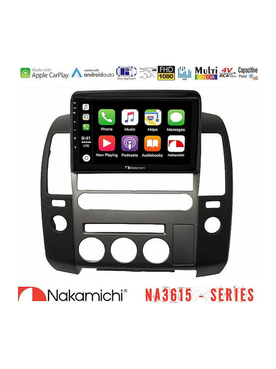 Nakamichi Car Audio System for Nissan Navara / Pathfinder 2006-2012 Bluetooth USB WiFi GPS Apple CarPlay Android Auto with 9" Touch Screen