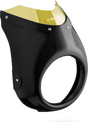 C-racer Μάσκα Φαναριού Μοτοσυκλέτας Caf Racer Yamaha Xsr 700 '16–'21 Μαύρη Headlight Mask Black C-racer Μάσκα Φαναριού Μοτοσυκλέτας Caf Racer Yamaha Xsr 700 '16–'21 Μαύρη Headlight Mask Black