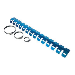 Crocodile Exhaust Cap Protective 2pcs Blue