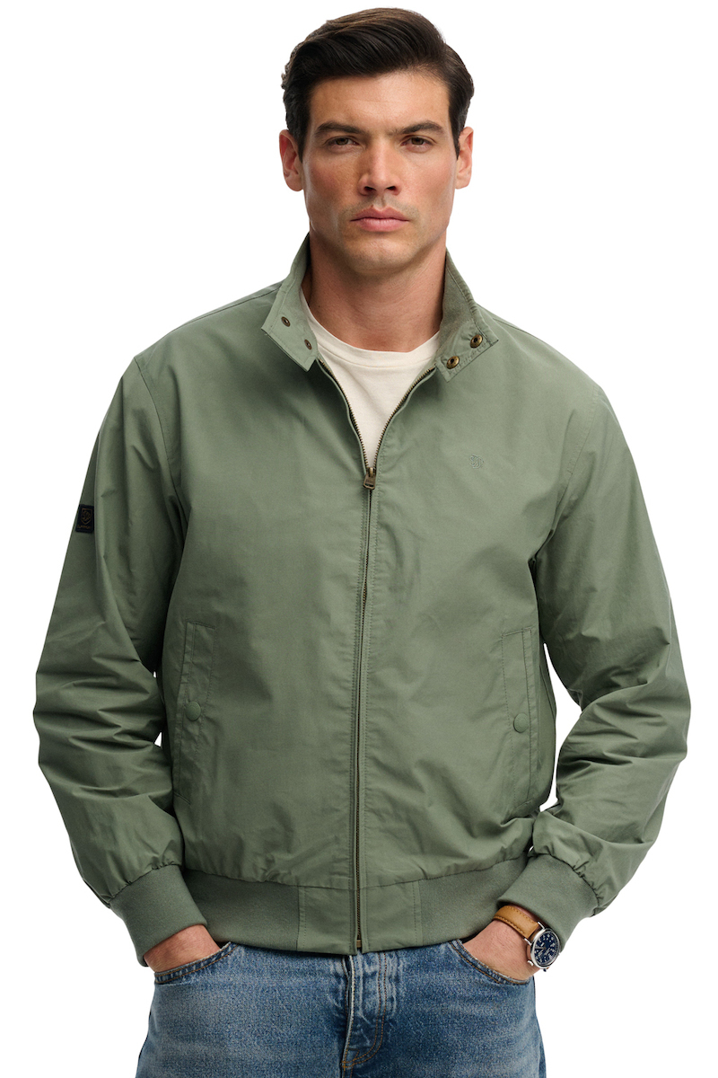Superdry Harrington Geacă Lily Pad Verde M5012343A-1XE | Skroutz