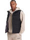 Ärmelloses Puffer Jacke Schwarz