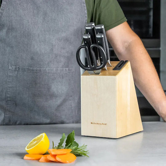 Kitchenaid Messer Set mit Sockel