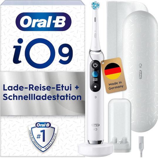 Oral-B Io Series 9 Електрическа Четка за Зъби с Калъф за Пътуване Бяла