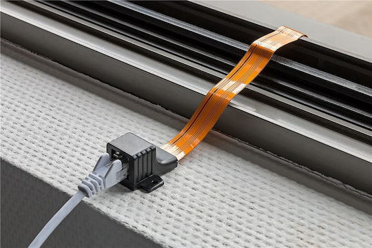 Powertech U/UTP Кат.6 (Gigabit) Мрежов Кабел Ethernet 0.3м Жълт