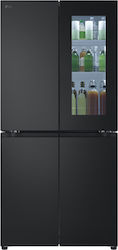 LG Ντουλάπα 530lt Total NoFrost Μαύρο GMV860EPDE