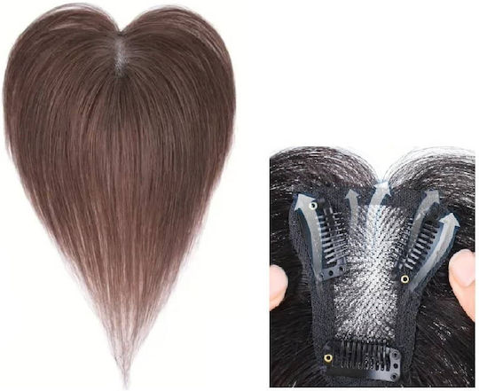 Haarverlängerung mit Menschliche Haar in Kastanie Farbe 30.48cm