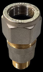 Ρακόρ Iron-fit 1/2" Αρς Σύσφιξη Σιδηροσωλήνας Νερό 90°c & Gas