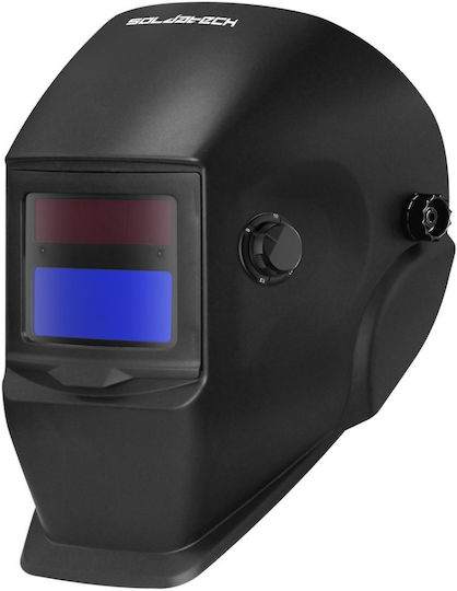 Soldatech Soldatech Schweißmaske Mit Optischem Sichtfeld 40x40mm Schwarze