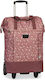 Stoff Einkaufswagen Λαϊκής Rosa 40cm
