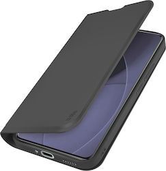SBS Smooth Silicone Wallet Black Redmi Note 15 Pro+ / Poco M8 Pro