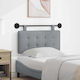vidaXL Fabric Bed Headboard Cushion Gray 100x55cm