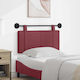 vidaXL Fabric Bed Headboard Cushion Red 90x55cm