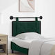 vidaXL Fabric Bed Headboard Pillow Green 90x55cm