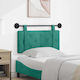 vidaXL Fabric Turquoise Bed Headboard Cushion 9...