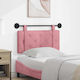 vidaXL Fabric Pink Bed Headboard Cushion 90x55cm