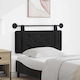 vidaXL Fabric Bed Headboard Cushion Black 110x55cm
