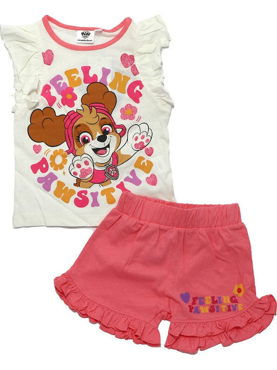 Kinderbekleidungssets mit Sommer Shorts 2Stücke Ecru
