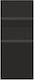 Luxury Napkins Slim Envelope Black 2-Ply 120pcs...