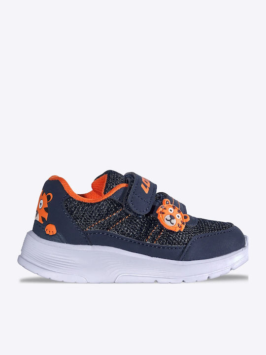 Παιδικά Sneakers με Σκρατς Navy Μπλε